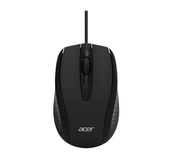 Acer wired USB optical mouse black bulk pack 