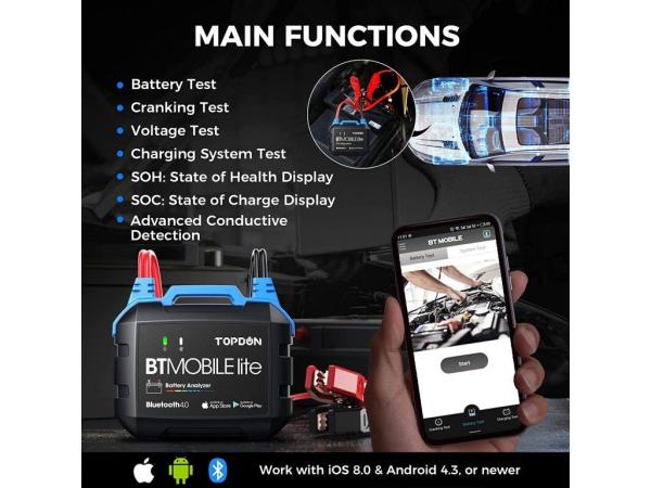 TOPDON Tester autobatérií BTMobile Lite 