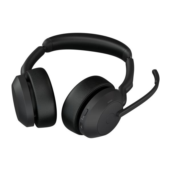 Jabra Evolve2 55/ Stereo/ ANC/ USB/ BT-USB/ Bezdrôt/ Čierna 