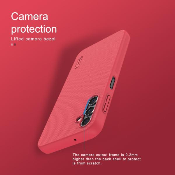 Nillkin Super Frosted Zadný Kryt pre Samsung Galaxy A14 4G Bright Red 