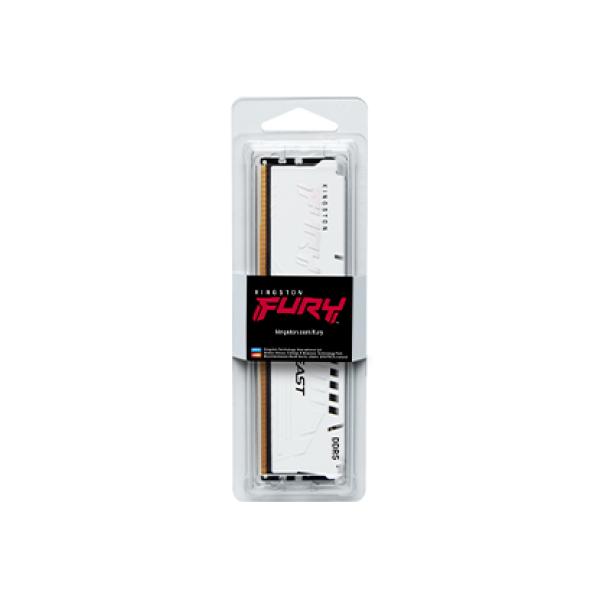 Kingston FURY Beast White/ DDR5/ 16GB/ 5600MHz/ CL40/ 1x16GB/ White 