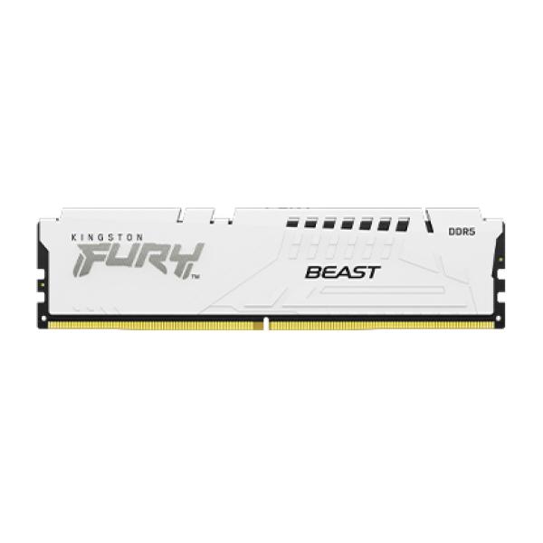 Kingston FURY Beast White/ DDR5/ 64GB/ 5600MHz/ CL40/ 2x32GB/ White 