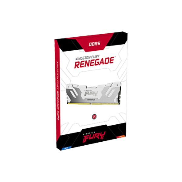 Kingston FURY Renegade/ DDR5/ 16GB/ 6000MHz/ CL32/ 1x16GB/ White 
