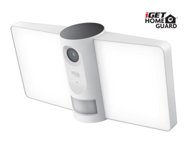 iGET HGFLC890 - WiFi vonkajšia IP FullHD 1080p kamera s LED svetlom a zvukom, IP66, 230V, siréna