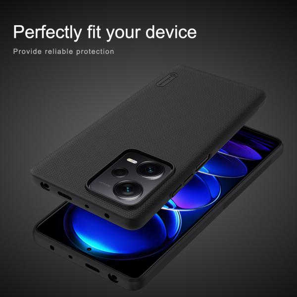 Nillkin Super Frosted Zadný Kryt pre Xiaomi Redmi Note 12 Pro+ 5G Black 