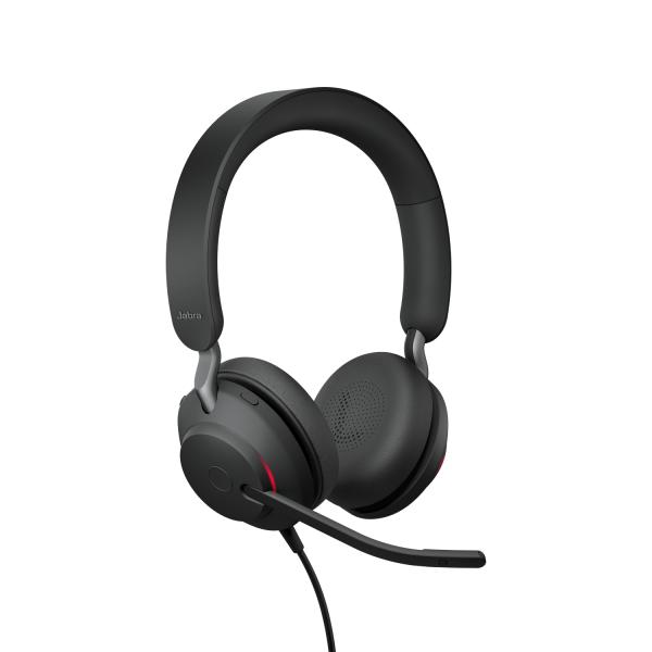 Jabra Evolve2 40 SE/ Stereo/ USB-C/ Drôt/ Čierna 