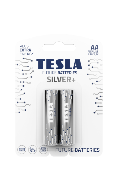 TESLA - batéria AA SILVER+, 2ks, LR06