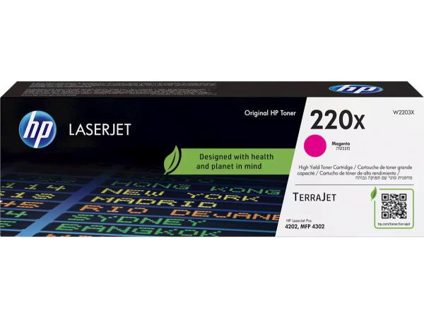 HP W2203X, magenta toner. kazeta HP LaserJet 220X