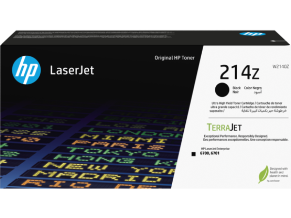 HP 214Z čierna tonerová kazeta  LaserJet s veľmi vysokou výťažnosťou 31 000 strán