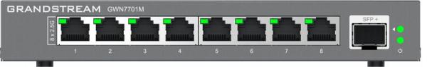 Grandstream GWN7701M Unmanaged Network Switch 8x2, 5Gb portov / 1 SFP+