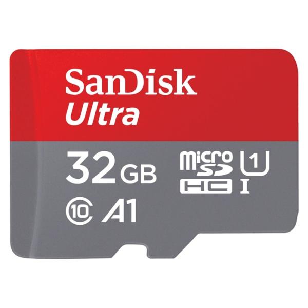 SanDisk Ultra/ micro SDHC/ 32GB/ 120MBps/ UHS-I U1 / Class 10/ + Adaptér