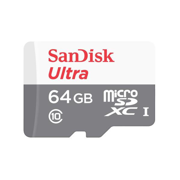 SanDisk Ultra/ micro SDXC/ 64GB/ 100MBps/ UHS-I U1/ Class 10/ + Adaptér