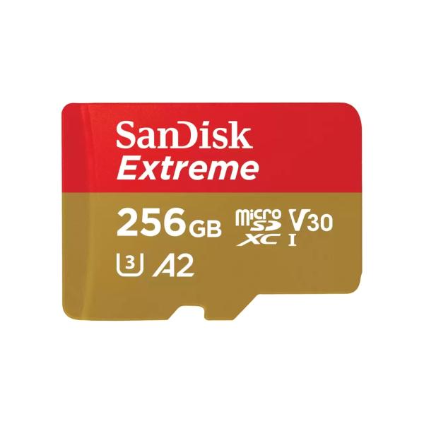 SanDisk Extreme/ micro SDXC/ 256GB/ UHS-I U3 / Class 10/ + Adaptér
