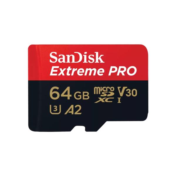 SanDisk Extreme PRO/ micro SDXC/ 64GB/ UHS-I U3 / Class 10/ + Adaptér