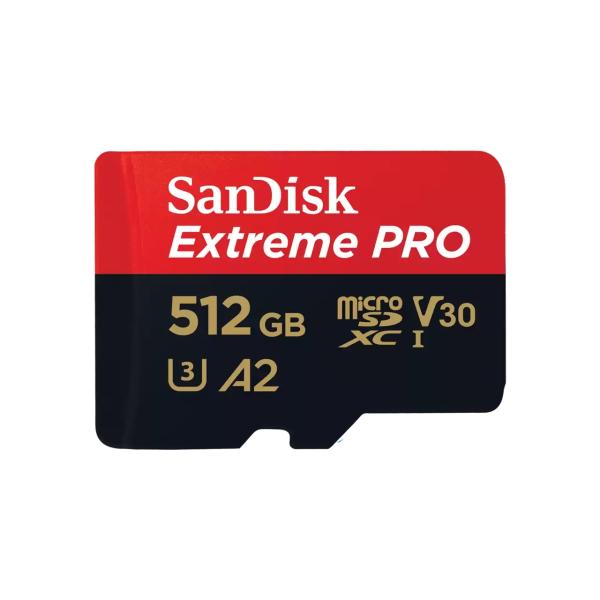 SanDisk Extreme PRO/ micro SDXC/ 512GB/ UHS-I U3 / Class 10/ + Adaptér