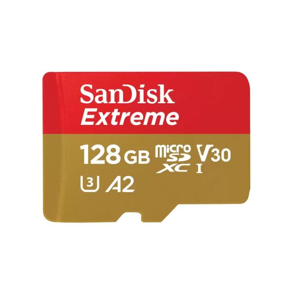 SanDisk Extreme/ micro SDXC/ 128GB/ 160MBps/ UHS-I U3 / Class 10