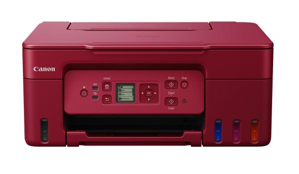 Canon PIXMA Tiskárna červená G3470 RED (doplnitelné zásobníky inkoustu) - MF (tisk, kopírka, sken),  USB,  Wi-Fi - A4/ 11min.