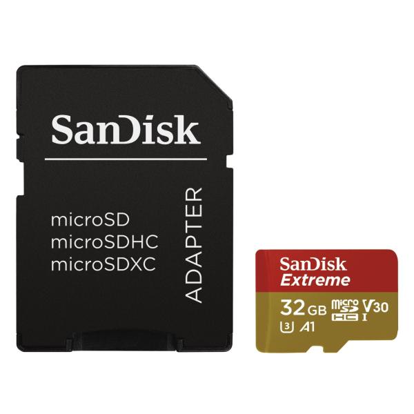 SanDisk Extreme/ micro SDHC/ 32GB/ UHS-I U3 / Class 10/ + Adaptér
