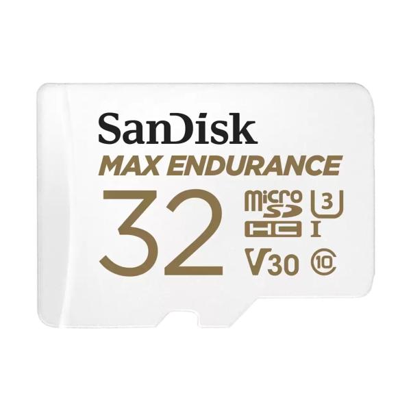SanDisk Max Endurance/ micro SDHC/ 32GB/ 100MBps/ UHS-I U3 / Class 10/ + Adaptér