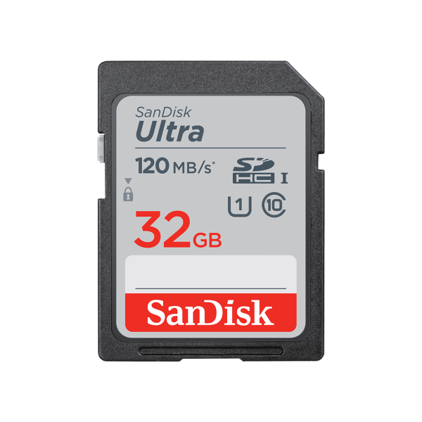 SanDisk Ultra/ SDHC/ 32GB/ 120MBps/ UHS-I U1 / Class 10/ Čierna