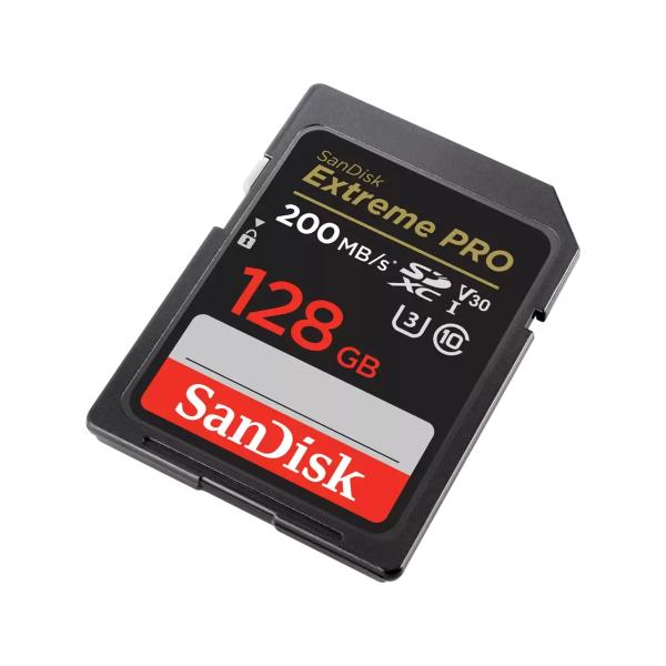 SanDisk Extreme PRO/ SDXC/ 128GB/ UHS-I U3 / Class 10 