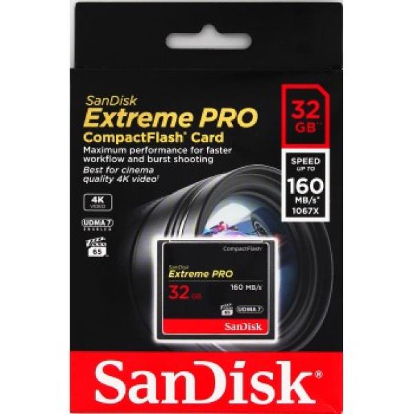 SanDisk Extreme Pro/ CF/ 32GB/ 160MBps 