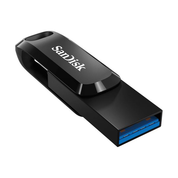 SanDisk Ultra Dual Drive Go/ 64GB/ USB 3.1/ USB-A + USB-C/ Čierna 