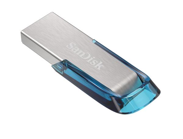 SanDisk Ultra Flair/ 128GB/ USB 3.0/ USB-A/ Modrá 