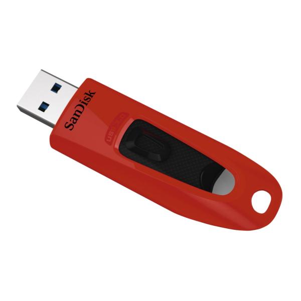 SanDisk Ultra/ 32GB/ 100MBps/ USB 3.0/ USB-A/ Červená
