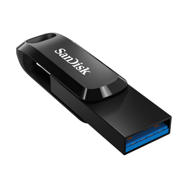 SanDisk Ultra Dual Drive Go/ 128GB/ 150MBps/ USB 3.1/ USB-A + USB-C/ Černá 