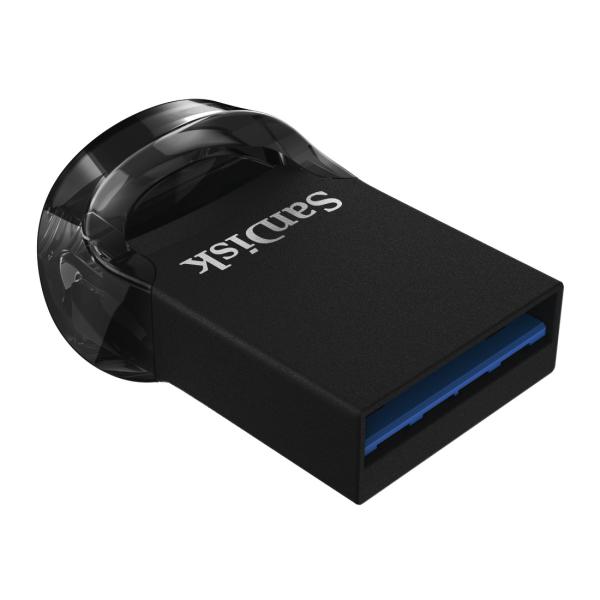 SanDisk Ultra Fit/ 128GB/ 130MBps/ USB 3.1/ USB-A/ Čierna 