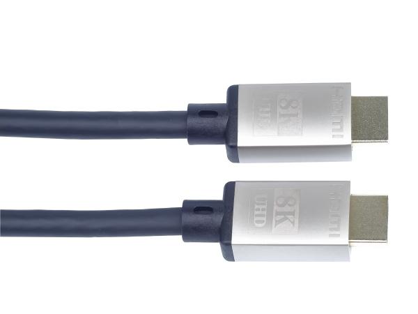 PremiumCord Ultra High Speed ??HDMI 2.1 kábel 8K@60Hz, 4K@120Hz dĺžka 5m kovové pozlátené konektory 