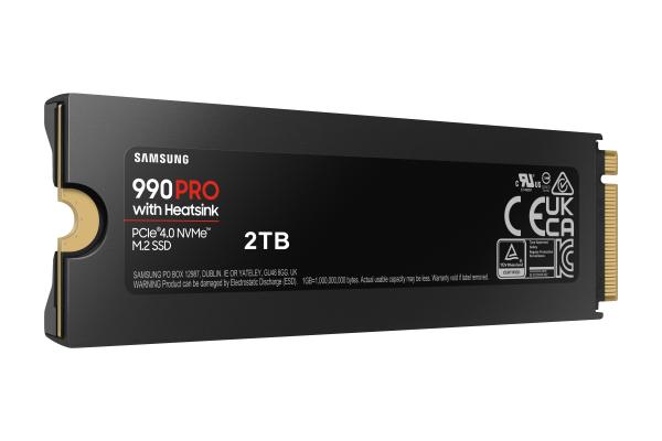 Samsung 990 PRO + Heatsink/ 2TB/ SSD/ M.2 NVMe/ Heatsink/ 5R 