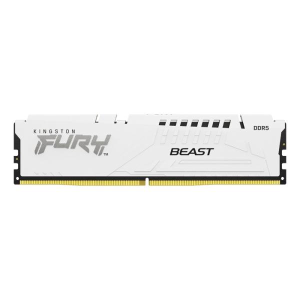 Kingston FURY Beast/ DDR5/ 64GB/ 5200MHz/ CL40/ 4x16GB/ White
