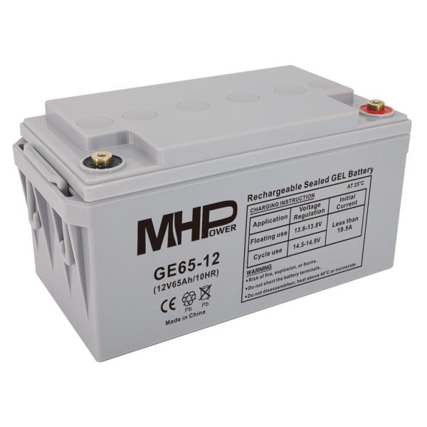 MHPower GE65-12 Gelový akumulátor 12V/ 65Ah