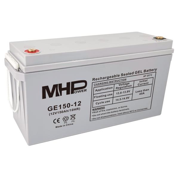 MHPower GE150-12 Gélový akumulátor 12V/ 150Ah