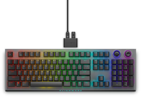 DELL KLÁVESNICA  Alienware Tri-Mode Wireless Gaming Keyboard - AW920K (Dark Side of the Moon)
