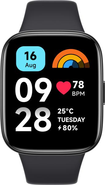 Xiaomi Redmi Watch 3 Active/ Black/ Šport Band/ Black