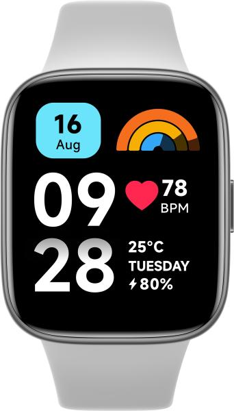 Xiaomi Redmi Watch 3 Active/ Silver/ Sport Band/ Gray
