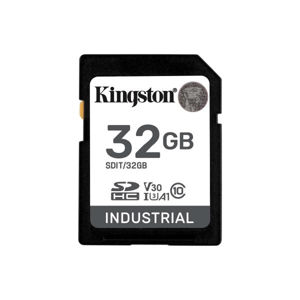 Kingston Industrial/ SDHC/ 32GB/ 100MBps/ UHS-I U3 / Class 10