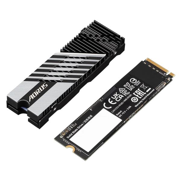 Gigabyte AORUS Gen4 7300/ 1TB/ SSD/ M.2 NVMe/ Čierna/ Heatsink/ 5R