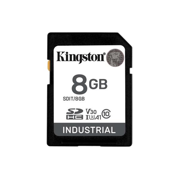 Kingston Industrial/ SDHC/ 8GB/ UHS-I U3 / Class 10