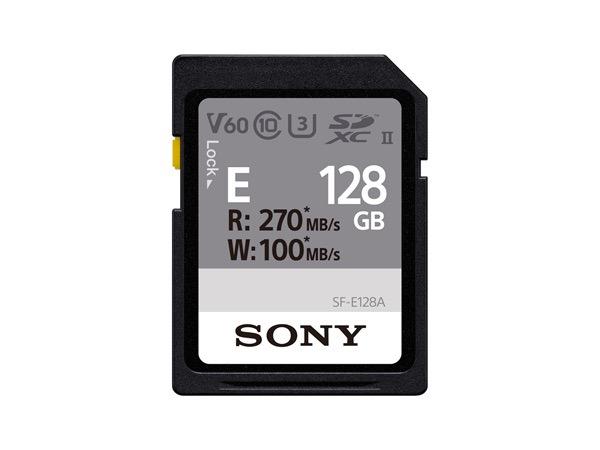 Sony SFE128A/ SD/ SDXC/ SDHC/ 128GB/ 270MBps/ UHS-II U3/ Class 10/ Čierna