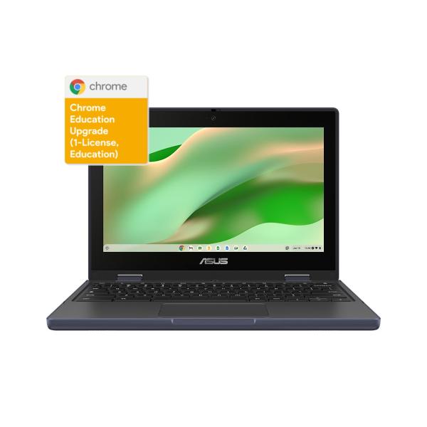 ASUS Chromebook CR11 Flip/ CR1102F/ N100/ 11, 6"/ 1366x768/ T/ 4GB/ 64GB eMMC/ UHD/ Chrome EDU/ Gray/ 2R