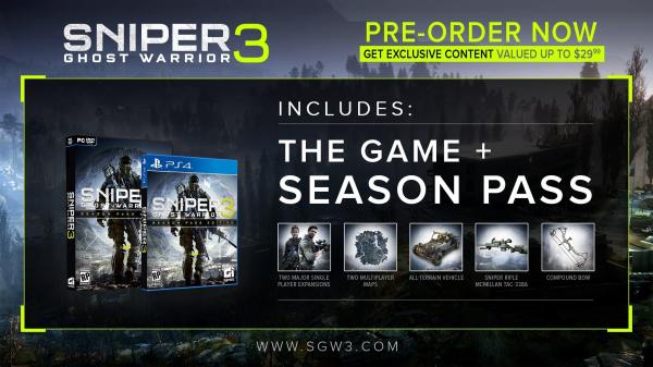ESD Sniper Ghost Warrior 3 Season Pass Edition 
