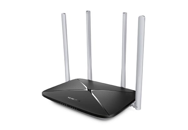 Mercusys AC12 1200Mb/ s WiFi AC router, 5x10/ 100 RJ45, 4x anténa 