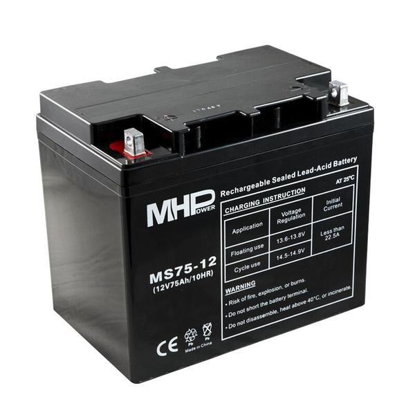 Pb akumulátor MHPower VRLA AGM 12V/ 75Ah (MS75-12)