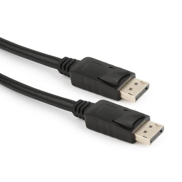 Gembird kábel DisplayPort M/ M, zlac., 1m, čierny