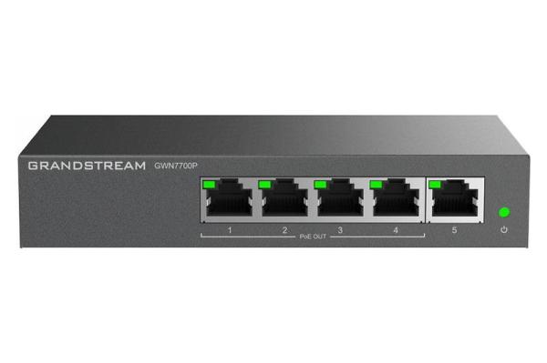 Grandstream GWN7700P Unmanaged Network Switch 5 portov / 4 PoE out