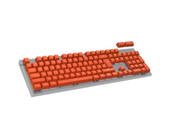 Genesis keycaps LEAD 300, Double Shot, Oranžová 